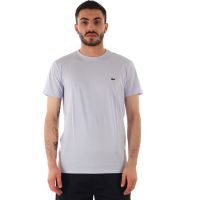 Lacoste t-shirt a girocollo in jersey di cotone pima da uomo