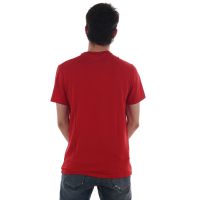 Lacoste t-shirt a girocollo in jersey di cotone pima da uomo