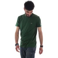 Lacoste t-shirt a girocollo in jersey di cotone pima da uomo