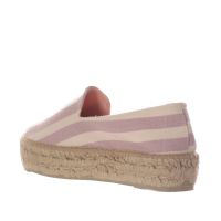 Manebi' espadrillas in cotone riciclato a righe da donna