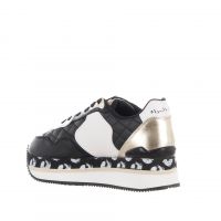 Manila grace sneaker in pelle con maxi suola da donna