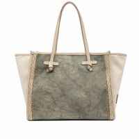 Marcella club shopping sev in canvas e pelle  da donna