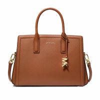 Michael kors borsa a mano satchel laila medium in pelle da donna