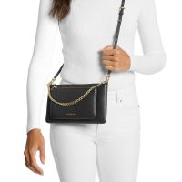 Michael kors crossbody jet set medium pckt conv xbody in pelle da donna