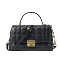 Michael kors satchel tribeca medium th in pelle trapuntata da donna