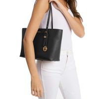 Michael kors shopping quinn tote medium ew tz in pelle da donna