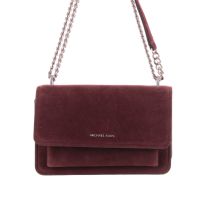 Michael kors shoulder claire large in camoscio da donna