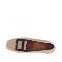 Miss elastic mocassino in tessuto con dettaglio metallico da donna