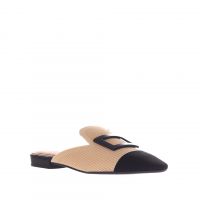Miss elastic sabot in tessuto con dettaglio metallico da donna