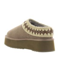 Mou sabot platform clog in suede  da donna