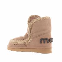 Mou stivaletto eskimo 18 in montone con glitter da donna