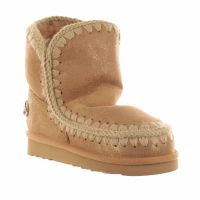 Mou stivaletto eskimo 18 rhinestones in montone da donna