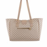 Nero giardini borsa shopping con logo all over da donna