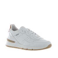 Nero giardini sneaker in pelle da uomo