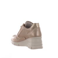 Nero giardini sneaker in pelle con zeppa da donna
