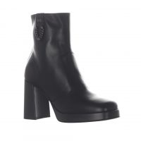 Nero giardini stivaletto in pelle con dettaglio decorativo da donna