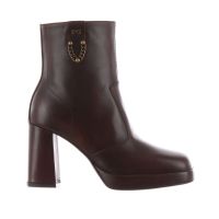 Nero giardini stivaletto in pelle con dettaglio decorativo da donna