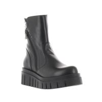 Nero giardini stivaletto in pelle con zip da donna