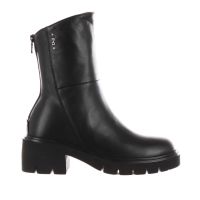 Nero giardini stivaletto in pelle con zip posteriore da donna
