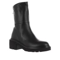 Nero giardini stivaletto in pelle con zip posteriore da donna