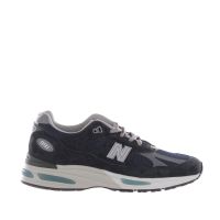 New balance sneaker 991 in camoscio e mesh da uomo