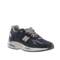 New balance sneaker 991 in camoscio e mesh da uomo