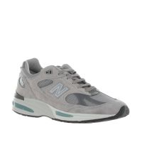 New balance sneaker 991 in camoscio e mesh da uomo