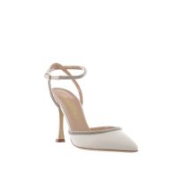 Ninalilou décolleté mya in nappa con strass da donna