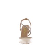 Ninalilou décolleté mya slingback in nappa con strass da donna