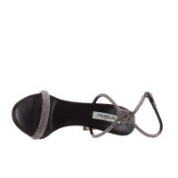 Ninalilou sandalo gioiello in nappa con swarovski da donna