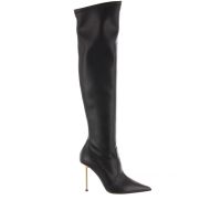 Ninalilou stivale cuissard helen a punta in pelle da donna