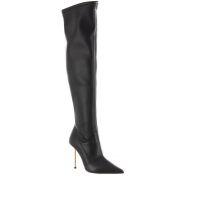 Ninalilou stivale cuissard helen a punta in pelle da donna