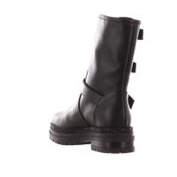 Ninalilou stivaletto in pelle con fibbie da donna