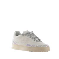 P448 sneaker in camoscio con strass da donna