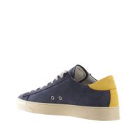 P448 sneaker in nabuk con logo traforato da uomo