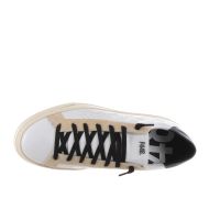 P448 sneaker in pelle con logo p448 perforato da uomo