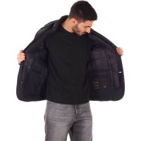 Peuterey giacca in nylon stretch con pettorina staccabile da uomo