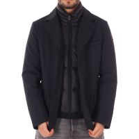 Peuterey giacca in nylon stretch con pettorina staccabile da uomo