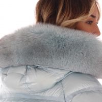 Peuterey piumino lucido in nylon ripstop da donna