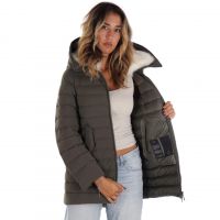 Peuterey piumino lungo itoka ml fur con pelliccia da donna