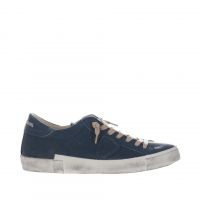 Philippe model sneaker paris x in pelle effetto vintage da uomo