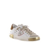 Philippe model sneaker paris x low in pelle e camoscio da donna