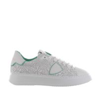 Philippe model sneaker temple in pelle forata effetto pizzo da donna