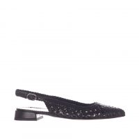 Pons quintana ballerina slingback sonia in pelle intrecciata da donna