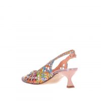 Pons quintana décolleté slingback carol in pelle intrecciata da donna