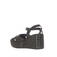 Pons quintana sandalo ankara in pelle intrecciata da donna
