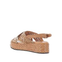 Pons quintana sandalo forli in pelle intrecciata da donna