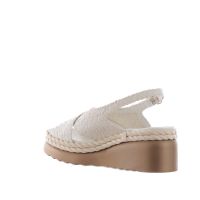 Pons quintana sandalo ibiza in pelle intrecciata da donna
