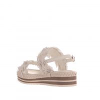 Pons quintana sandalo milan in pelle intrecciata da donna
