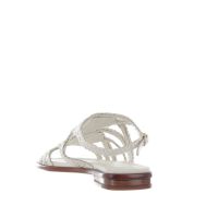 Pons quintana sandalo tina in pelle intrecciata da donna